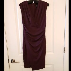 White House Black Market Cabernet Wrap Dress